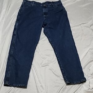 Wrangler Men's Dark Wash Carpenter Jeans 38x32